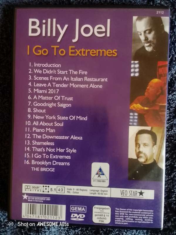 6DVD concerts +bonus CDs: Elton John, Queen, David Bowie, Billy Joel, Tina Turner, Maroon 5