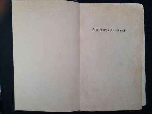 Mein Kampf - Adolf Hilter (Rare 1939 english edition)