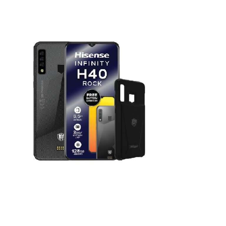 Hisense Infinity H40 Rock 128GB Single Sim & Battery Armour