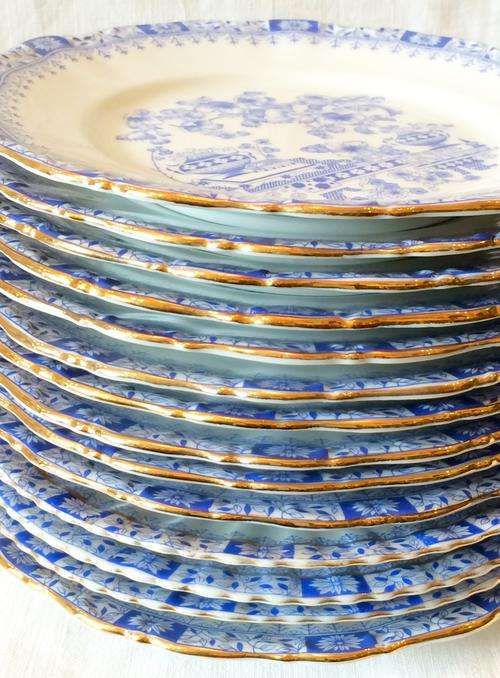 SELTMANN WEIDEN BAVARIA CHINA BLAU SIDE PLATE
