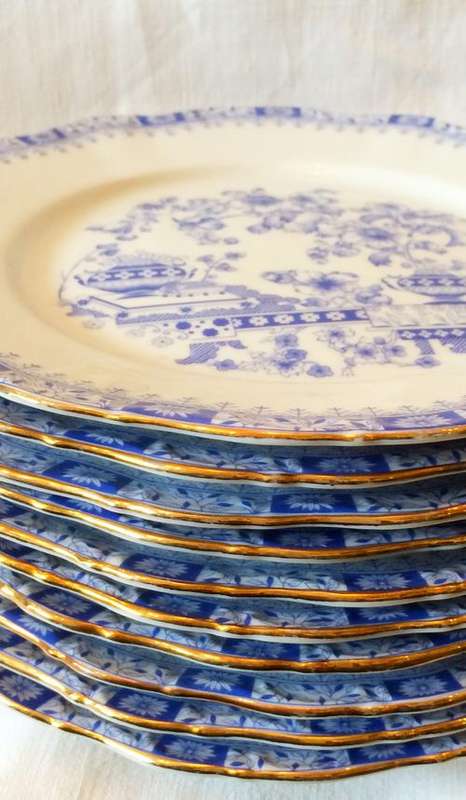 SELTMANN WEIDEN BAVARIA CHINA BLAU DINNER PLATE