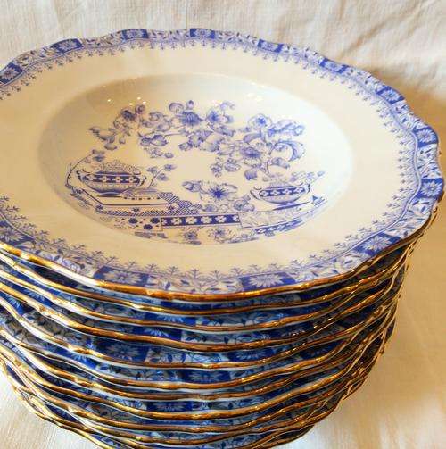 SELTMANN WEIDEN BAVARIA CHINA BLAU LARGE SOUP PLATE