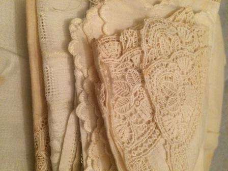 VINTAGE LADIES HANKIES  *reserved listing