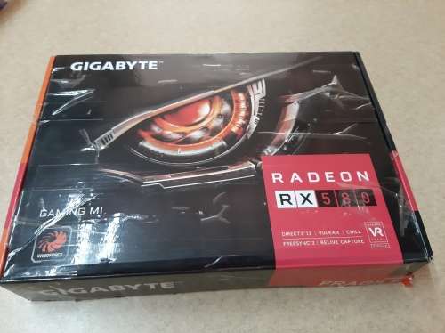GIGABYTE RADEON RX580 8GB ( 4 months use only! )