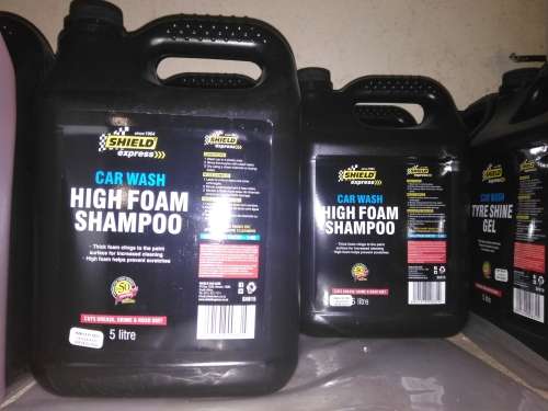 sheild car wash 5 litre high foam shampoo