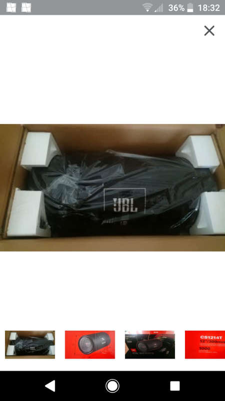 1000WATT 12 INCH JBL BASSTUBE