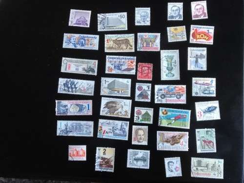 35 Czechoslovakia stamps
