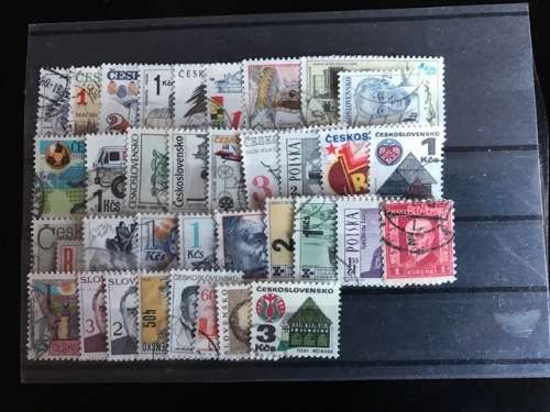 35 Czechoslovakia stamps
