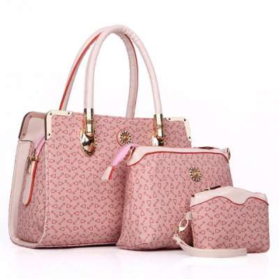 Trendy Metallic Hasp and Print Design Women's Shoulder Bag