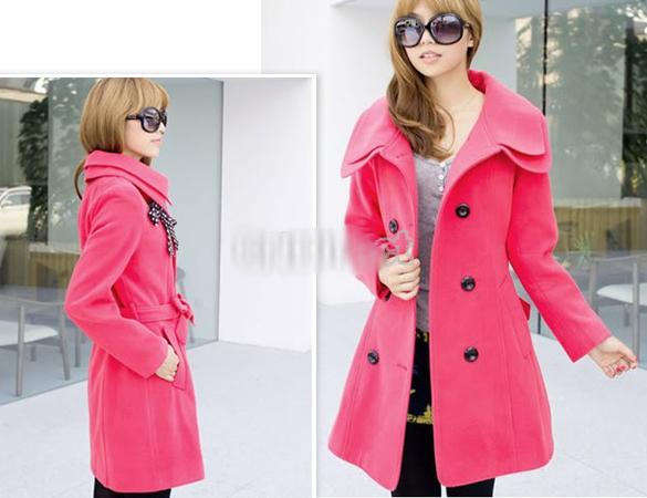 Double-breasted Luxury Winter Wool Coat