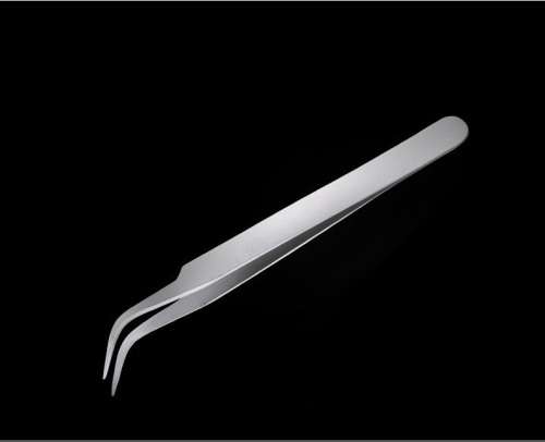 Tweezer - Bend Manicure 11cm Stainless Steel