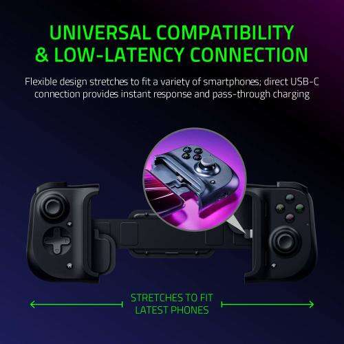 Razer Kishi Mobile Game Controller / Gamepad for Android USB-C: Xbox Game Pass Ultimate