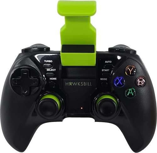Hawksbill Wireless Gamepad Controller for iOS iPhone and Android - Bluetooth with L3 + R3 Buttons