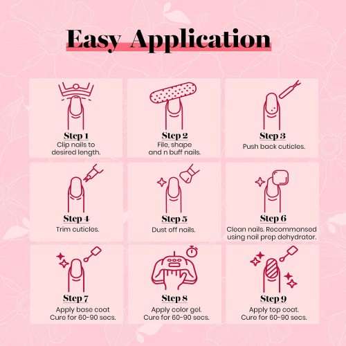 Beetles Gel Nail Polish Kit with U V Light 48W LED Nail Lamp 6 Colors Nude Gray Pink Gel Polish kit