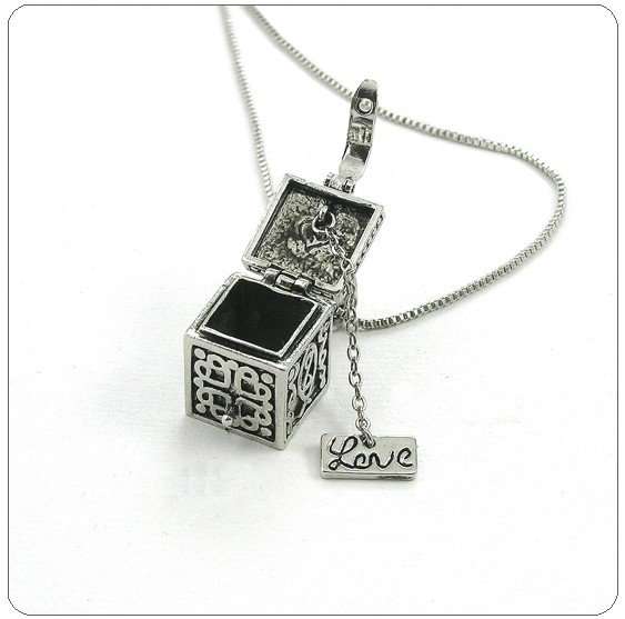 "Love Letter" Pandoras Box Necklace Chain