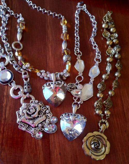 WHOLESALE 4 PIECE TIBETAN SILVER NECKLACES