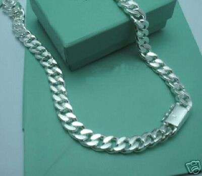 .925 STERLING SILVER 10MM MeNS CHAIN