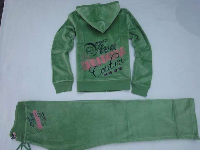 JUICY GREEN TRACK SUITE SIZE: 8