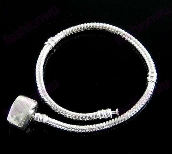 MAGNETIC CLASP SILVER PARDORA BRACELET CHAIN 21 CM