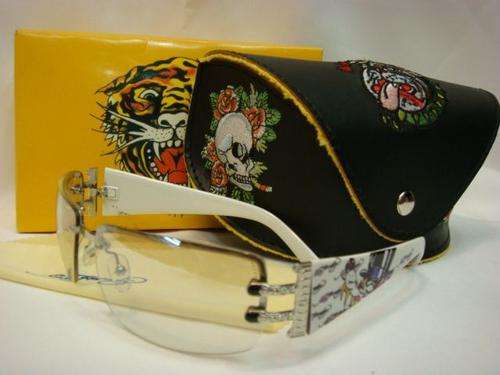 SEXY LADIES EDD HARDEY SUNGLASSES WHITE