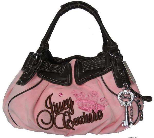 STUNNING DESIGNER PINK & CHOCOLATE JUICY HANDBAG