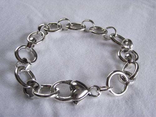 14 mm STUNNING TIBETAN SILVER CIRCLES BRACELET