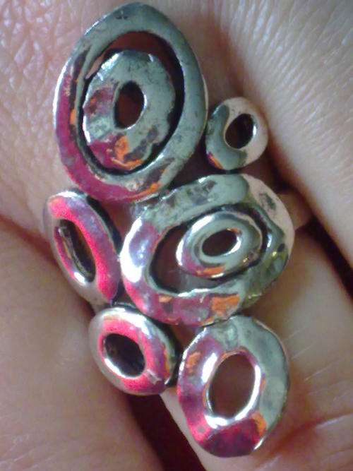 TIBETAN SILVER WIDE FASHION RING
