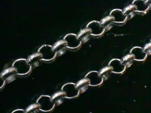 6 mm Tibetan Silver rolo necklace 1 Meter