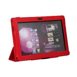Samsung Galaxy Tab P7500/7510 (Red) PU Leather Case for 10.1" Special"
