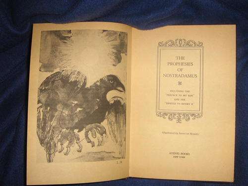 Collectors item - "The Prophesies of Nostradamus"