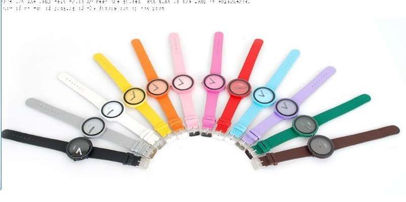 Europe UNISEX watch - Black,purple,green,white,blue,orange,silver,pink,dark pink,orange,yellow-