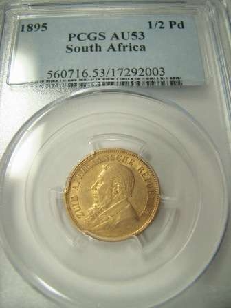 1895 Half Pond * PCGS Graded AU 53 @ R1 start