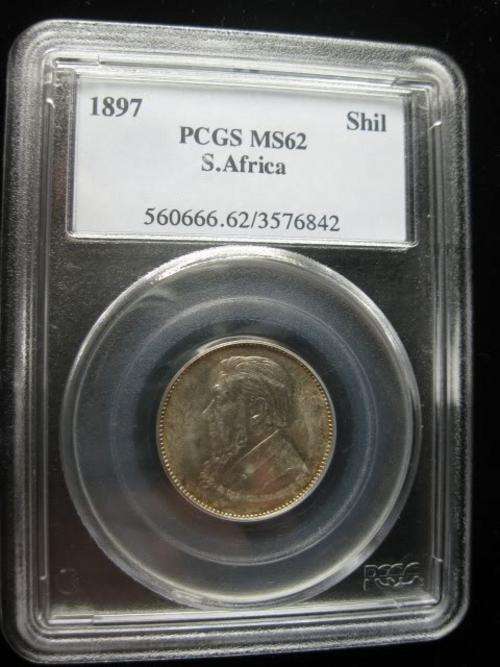1897 Shilling * PCGS Graded MS 62 @ R1 start