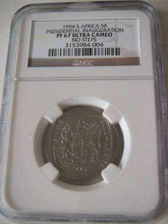 1994  Presidential Inauguration  * NGC Graded  PF 67 Ultra Cameo , No Steps @ R1 start
