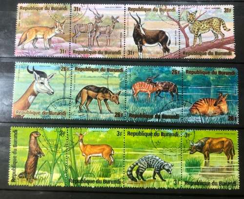 Burkina Faso Animals in strips