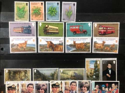 Guernsey MNH sets catalogue value 28$