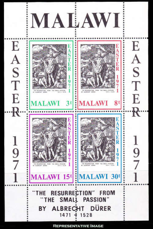 Malawi 8 x Miniture sheets MNH