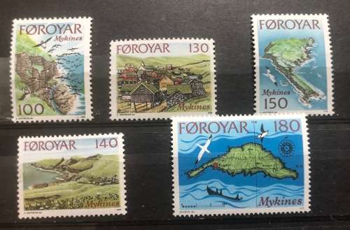 Faroe Island - 1978 Mykines full set MNH