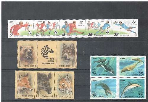 USSR 1989 & 1990 MNH Blocks