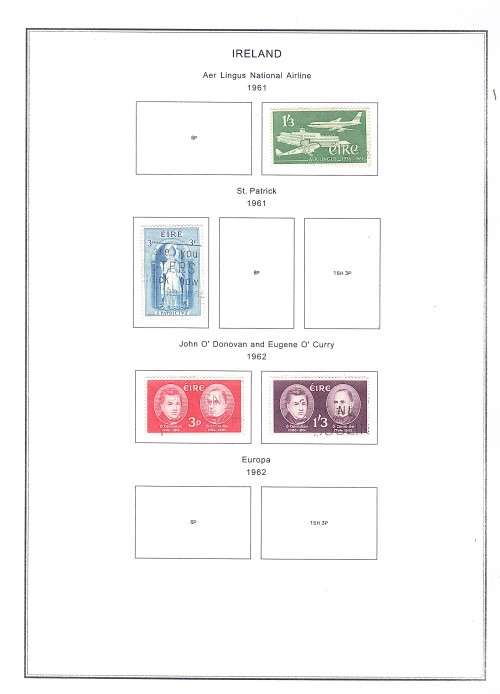 Ireland 1961 -1970 on Steiner album pages
