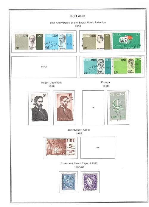 Ireland 1961 -1970 on Steiner album pages