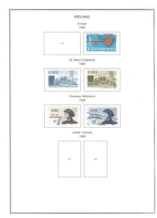 Ireland 1961 -1970 on Steiner album pages