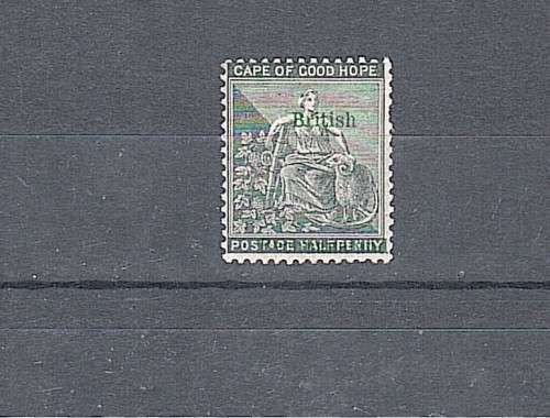 Bechuanaland - 1889 Cape of Good Hope No31 Overprint `BECHUANALAND - PROTECTORATE` in Green (SACC28