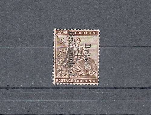 Bechuanaland - 1891 Cape of Good Hope Postage Stamps Overprinted Downwards  (SACC32)