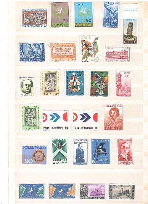 Italy - various MNH stamps
