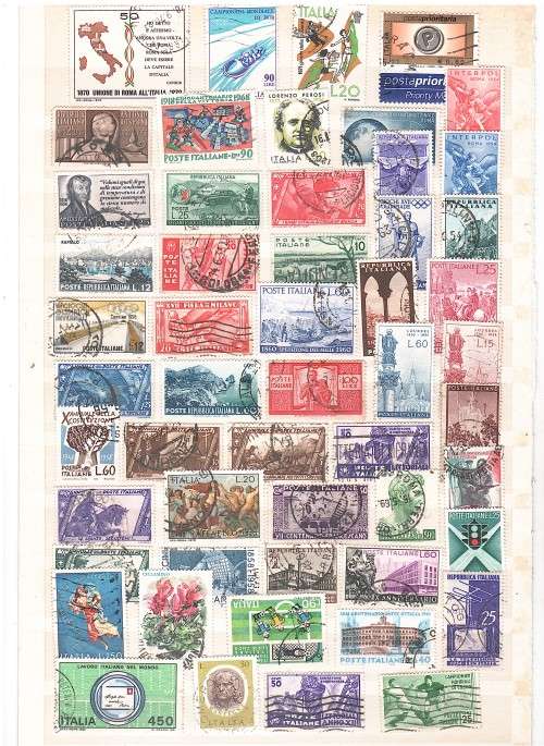 Italy - various used stamps