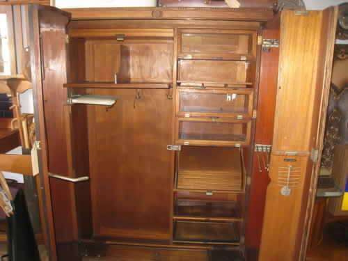 This lovely 1928 COMPACTOM Clothing Cabinet/Wardrobe
