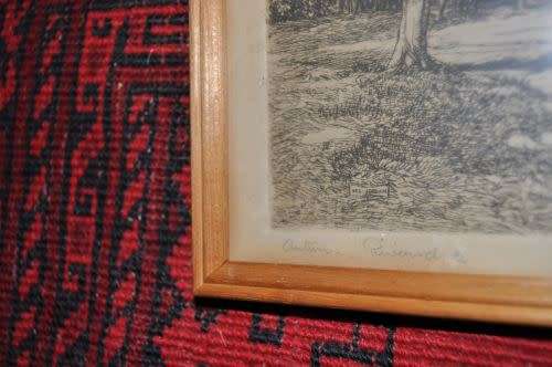 REGINALD A.GRATTAN-AWESOME ETCHING SIGNED BY ARTIST