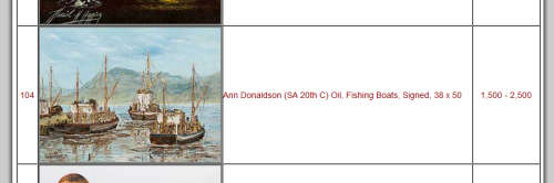 Exquisite landscape. Ann Donaldson. Well known S.A. Artist. 380mm x 510mm Oils  on board
