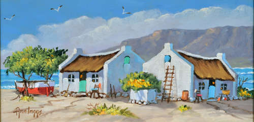 Famous artist - Ann Inggs - Cape Cottages 1